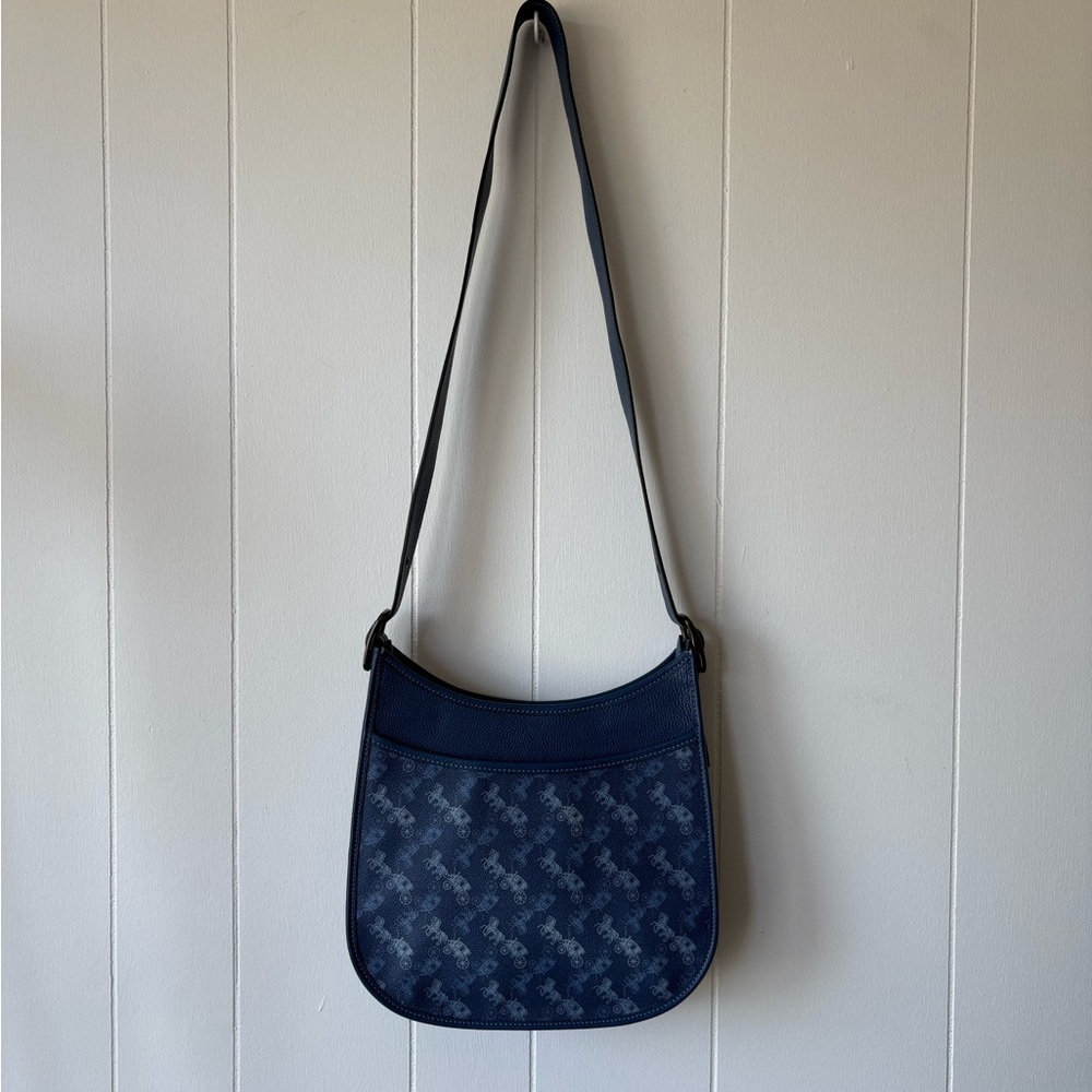 Coach Emery Crossbody with Horse and Carriage Print - Blue - Picture 3 of 13